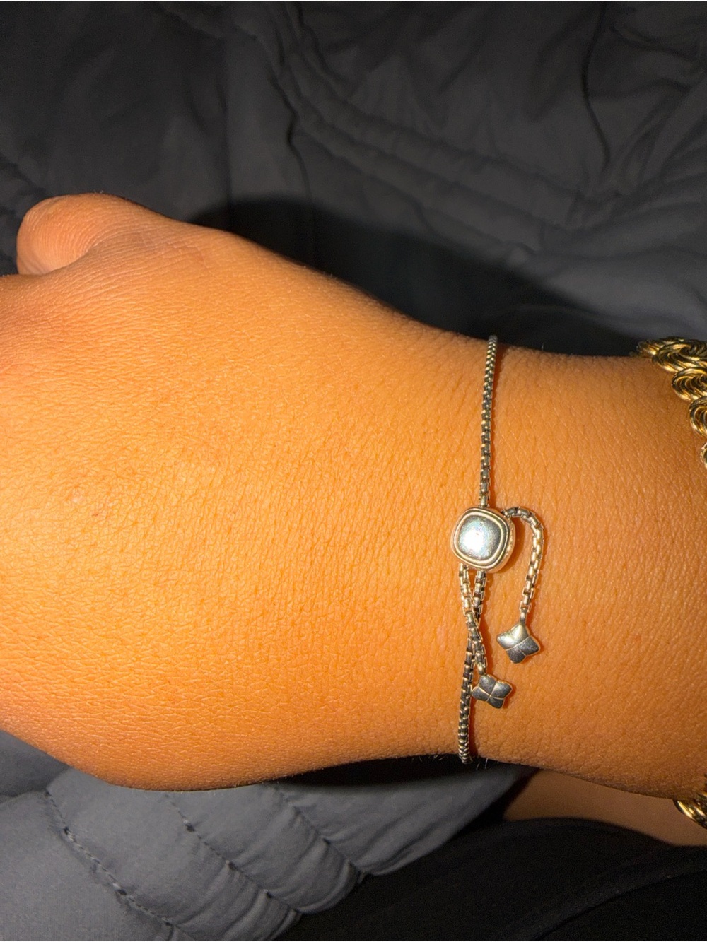 David Yurman Petite Cable Linked Bracelet- 14k Gold - Picture 2 of 5